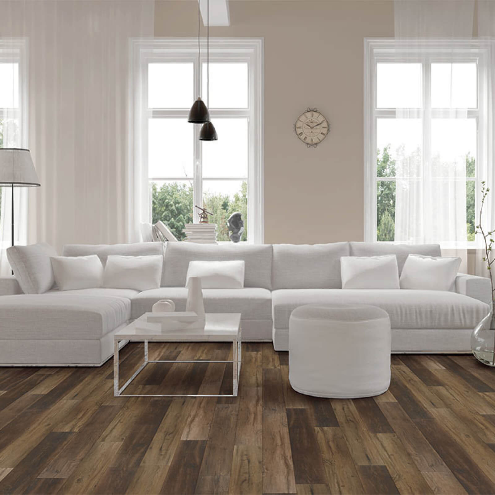 Living room flooring | McSwain Carpet & Floors
