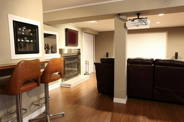 Modern Living Room and Home Cinema | McSwain Carpet & Floors