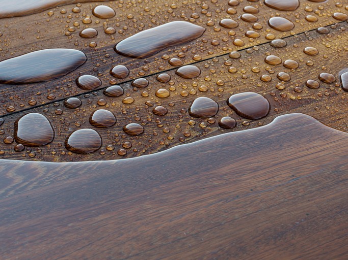 Wooden planks bathed in the rain | McSwain Carpet & Floors