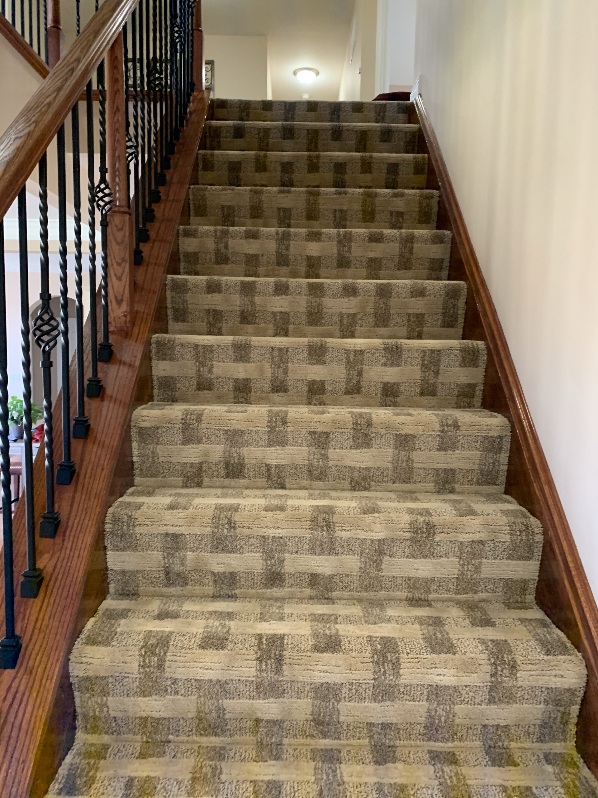 Stairway carpet | McSwain Carpet & Floors
